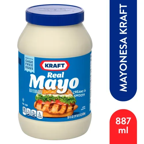 Mayonesa Kraft Real Creamy y Smooth - 887 ml