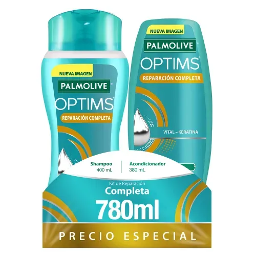 Pack Optims Sh 400ml Acond 380ml 780