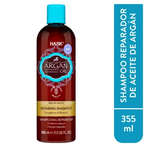 Aceite capilar Hask reparador con aceite de argán -  59 ml