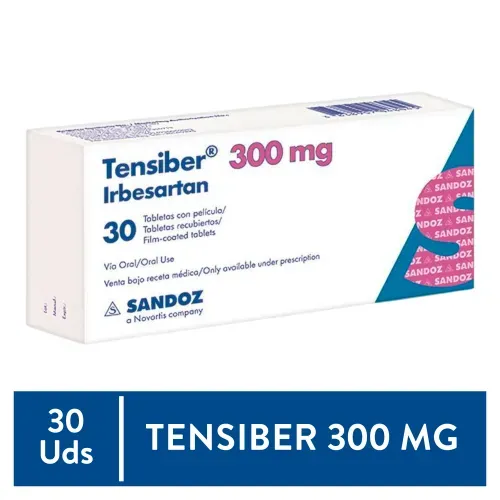 Tensiber 300 mg - 30 Tabs-Precio indicado por antihipertensivos