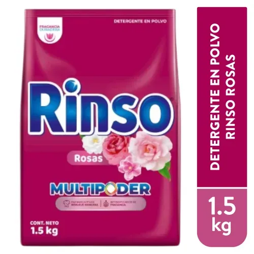 Det Polvo Rinso Rosas 1500g