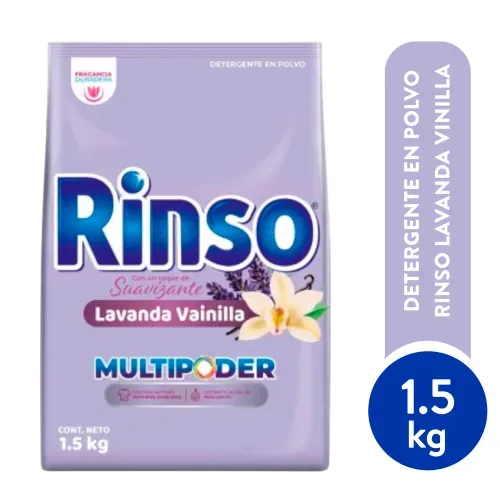 Det Polvo Rinso Lavanda Vainilla 1500g