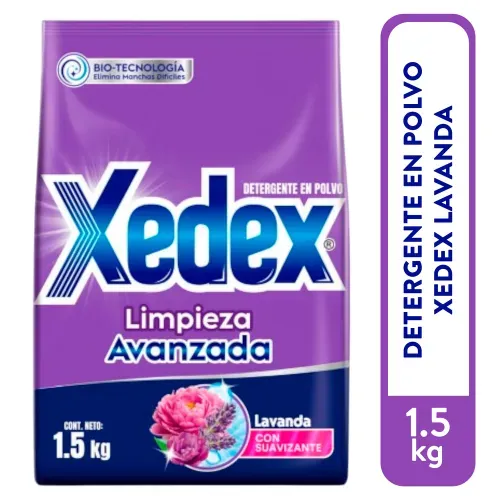Deterg Polvo Xedex Lavanda 1500g