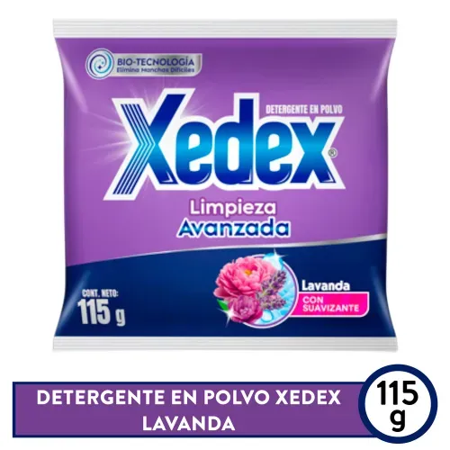 Deterg Polvo Xedex Lavanda 115g