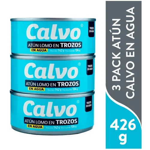 Atún Calvo en agua, 3 pack - 426 g