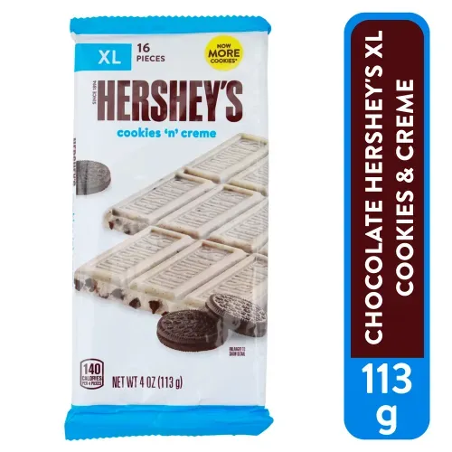 Chocolate Hershey's xl cookies & creme - 113 g