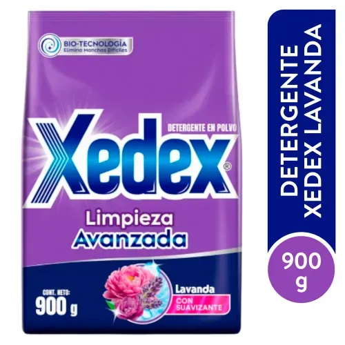 Detergente en Polvo Xedex Lavanda - 900 g