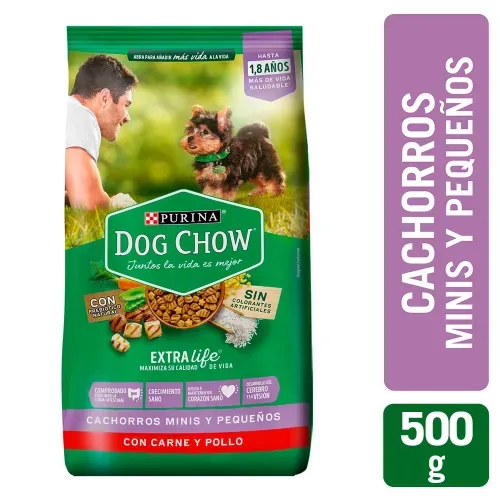 Alimento para perro Purina Dog Chow Cachorro minis y pequeños - 500 g