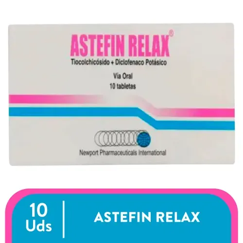 Astefin relax caja 10 comprimidos - Precio indicado por comprimido