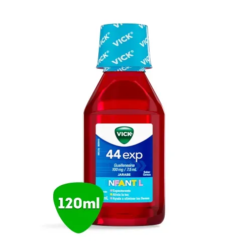 Jarabe Infantil Vick 44 Exp para Tos con Flemas - 120 ml