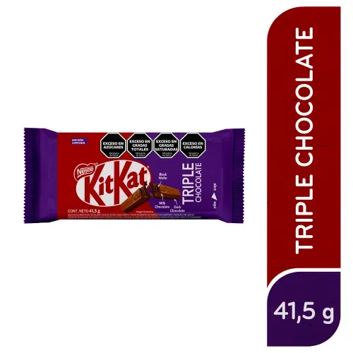 Barras de Chocolate Kit Kat Triple Chocolate - 41.5 g