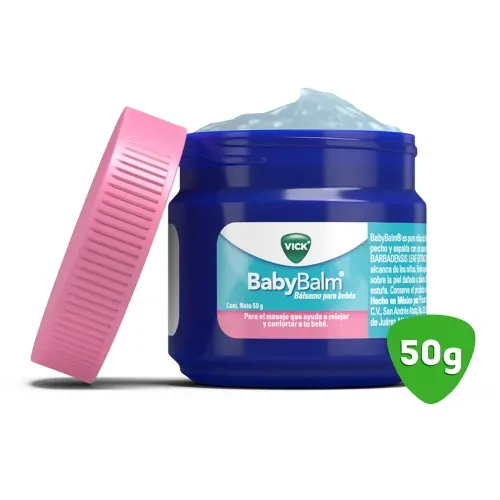 Bálsamo para Bebé Vick BabyBalm con Manzanilla y Aloe - 50 g