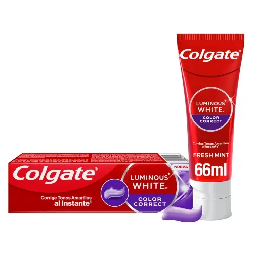 Pasta Dental Colgate Luminous White Color Correct Fresh Mint - 66 ml