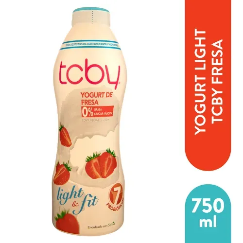 Yogurt Smoothie Tcby Fresa Light Fit - 750ml