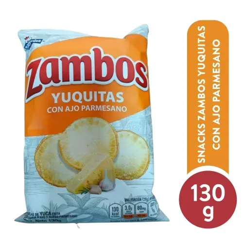 Zambo Yuquita Ajo Parmesano 130g