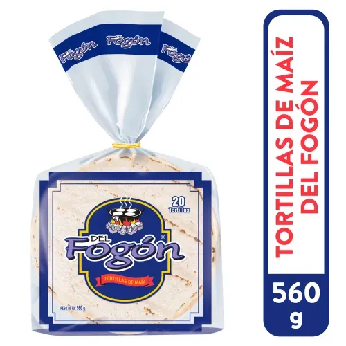 Tortilla de Maiz Tortirica Del Fogon 20 Uds -560 g