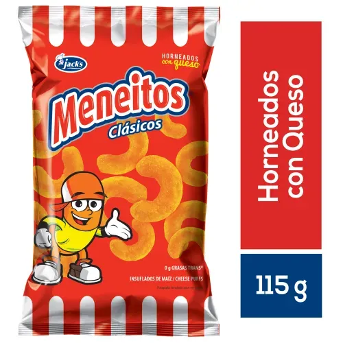 Boquitas Jacks  Meneitos Clasicos - 115 g