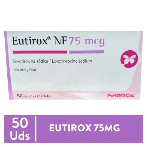 Eutirox 75Mg X50 Tab X Caja