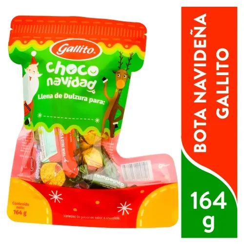 Bota Gallito Choco Navidad - 164 g