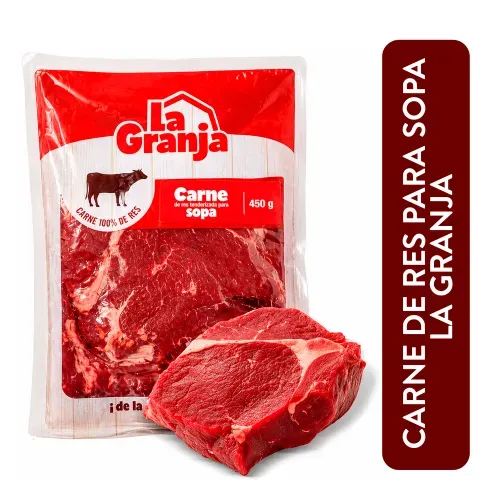 Carne de res La Granja empaquetada - 450 g