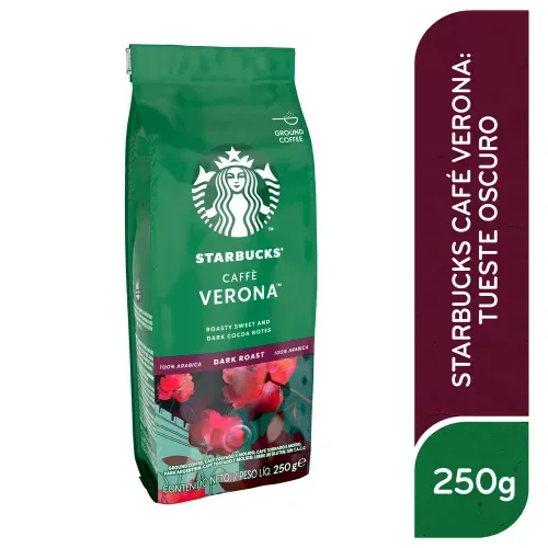 Café Molido Starbucks Verona Tueste Oscuro Bolsa - 250 g