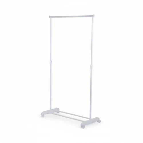 Perchero d Metal Recubriento Color Blanc