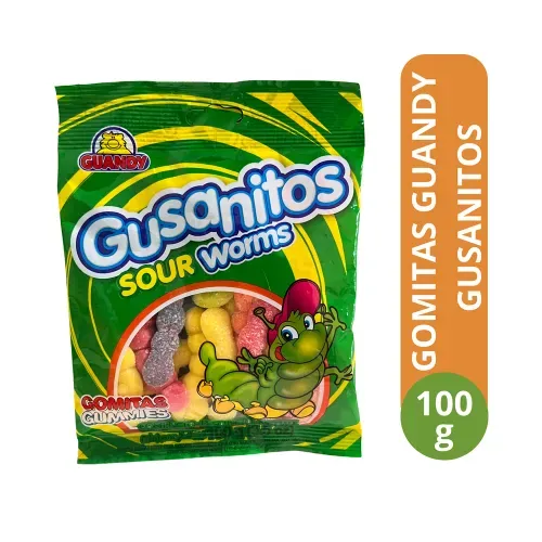 Gomita Guandy Gusanito Acido - 100 g