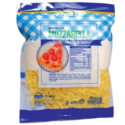 Queso  Del Prado mozzarella rallado - 450 g