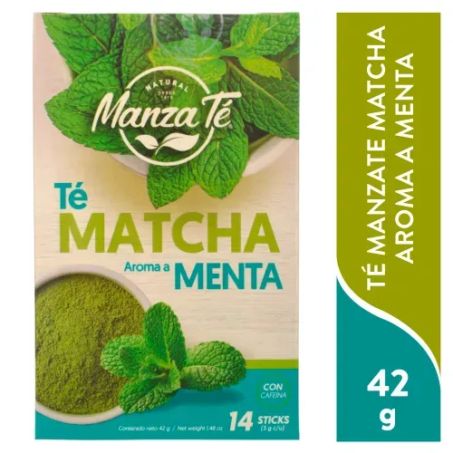 Té ManzaTé Matcha Menta - 42 g