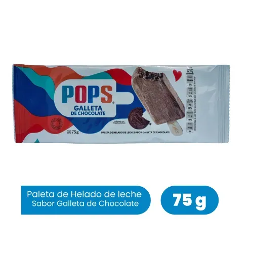 Paleta Pops Leche Galleta Choc 60 Gr