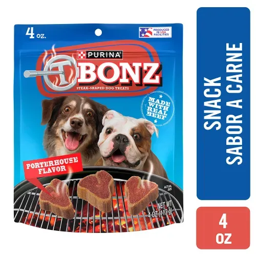 Snacks para perro T-Bonz sabor Carne 113 g  (4 oz)