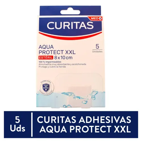 Aquaprotect Curitas Xxl 8x10cm 5 Unidad