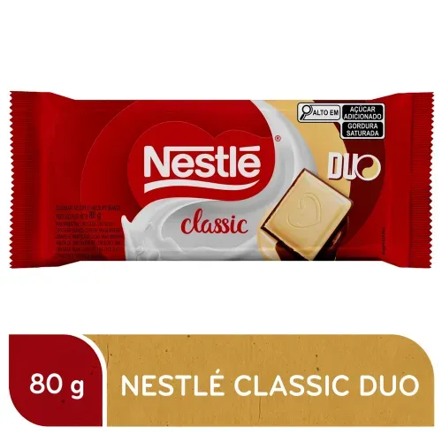Chocolate Nestlé Classic Duo - 80 g