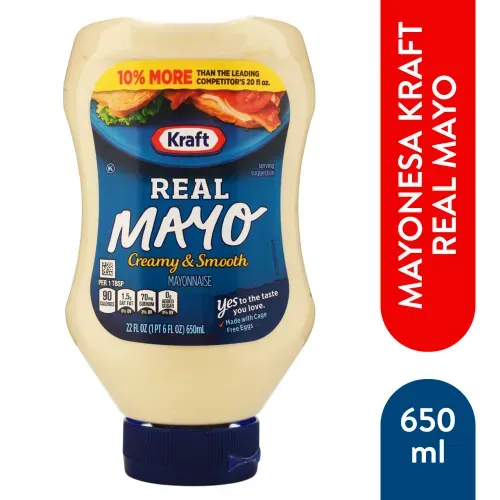 Mayonesa Kraft cremosa y suave - 650 ml