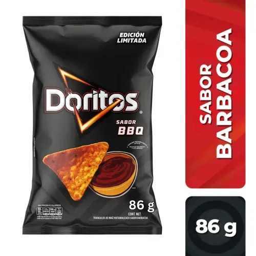 Snacks Frito Lay Doritos BBQ Barbacoa - 86 g