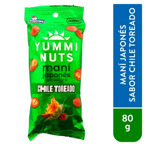 Yumminuts Mani Chile Toreado 80g