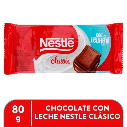 Nestle Chocolate Classic Con Leche 80g