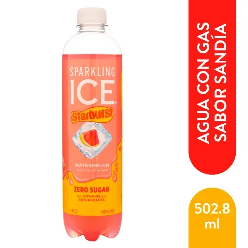 Sparkling Ice Starburst Sandia 502 ml