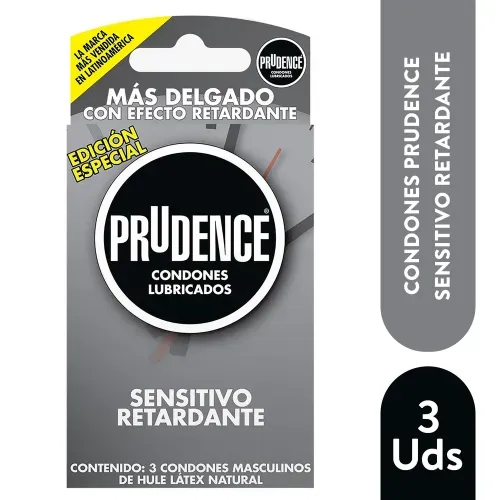 Retardante Sensitivo Prudence x 3 Uds