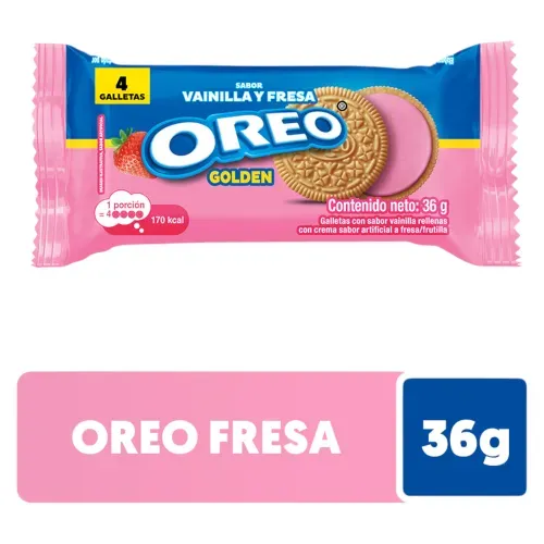 Galleta Oreo Tub Fresa 108g