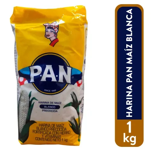 Harina Pan Maiz Blanca 1000 g Unidad