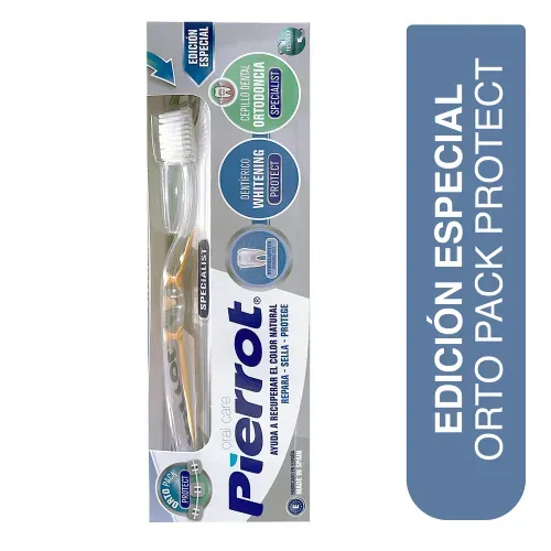Cepillo Ortopack Pierrot Crem Protect Whitening -75 ml