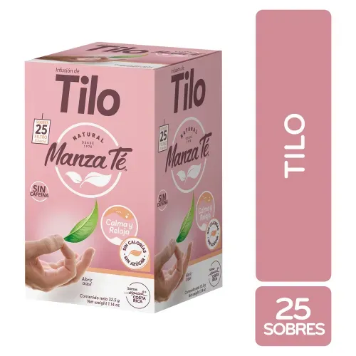 Té de Tilo ManzaTé calmante natural 25 Uds - 32.5 g
