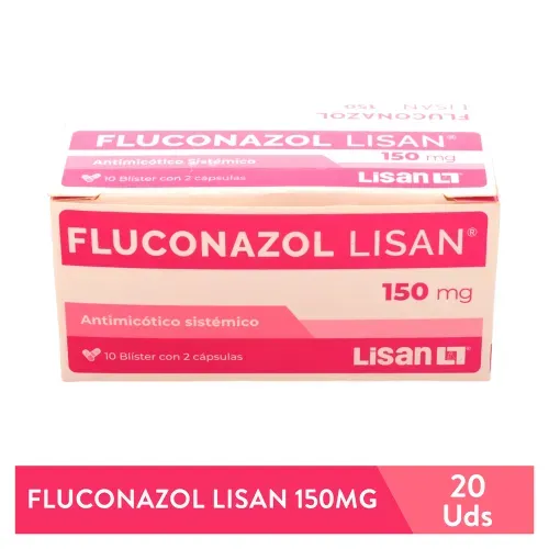 Fluconazol Lisan 150mg X10 Cap 2x1 At