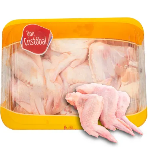 Alas De Pollo Don Cristobal, Empacado, Precio indicado por Kilo