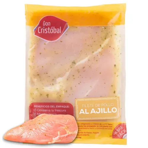 Filete De Pollo Don Cristóbal Marinado Al Ajillo - Precio indicado por kilo