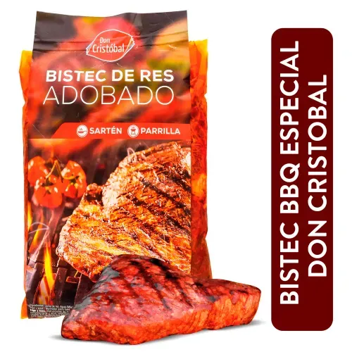 Carne de res Don Cristóbal bistec especial marinado barbacoa - 1 kg