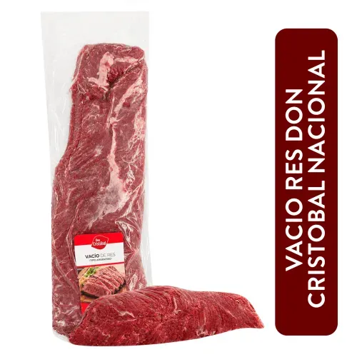 Vacío de res Don Cristóbal tipo argentino nacional empacado - 1 kg