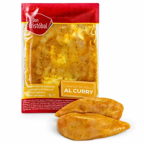 Carnitas De Pollo Marinado Curry Don Cristobal, Empacado, Precio indicado por Kilo
