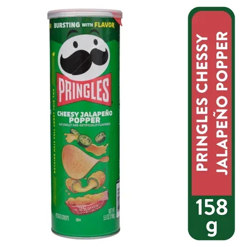 Papas Pringles Chessy Jalapeño Poppers - 158 g